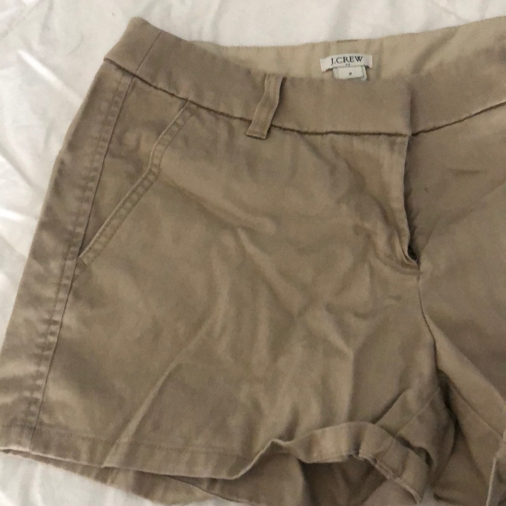 Jcrew tan shorts